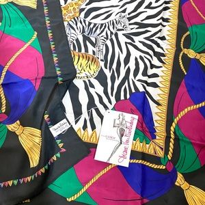 Vintage Diane Von Furstenberg SILK New Scarf